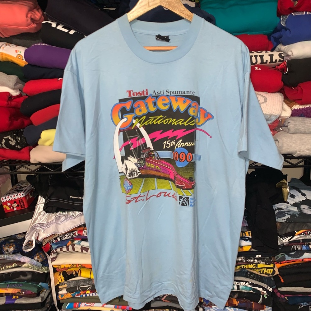 Vintage 1990 IHRA racing car shirt